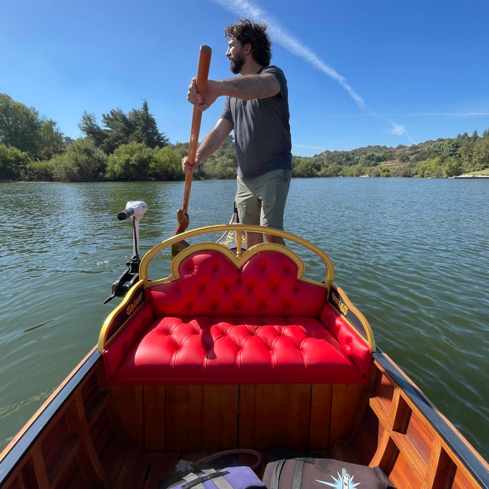 Venetian Gondola Wooden Boat 15 ft.