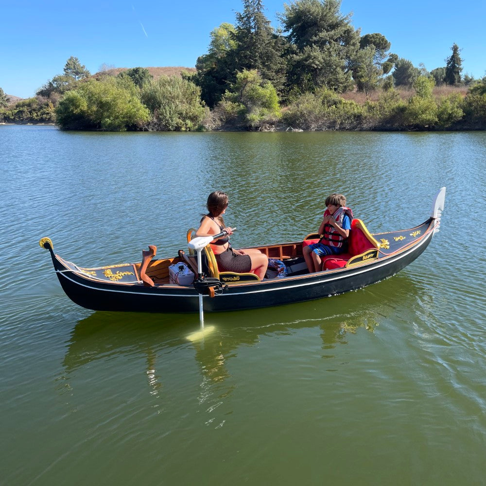 Venetian Gondola Wooden Boat 15 ft.