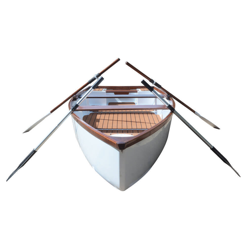 11.5 ft Composite whitehall dinghy with teak accent