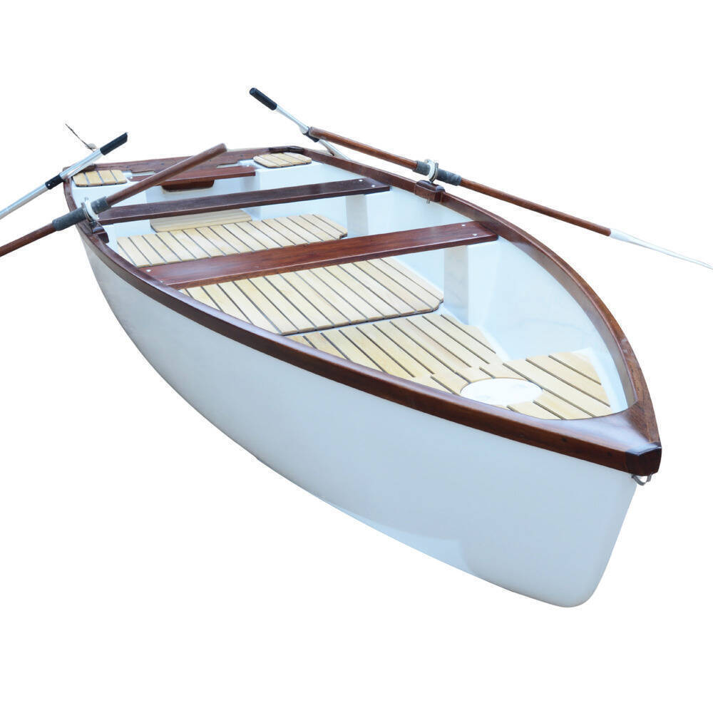 11.5 ft Composite whitehall dinghy with teak accent