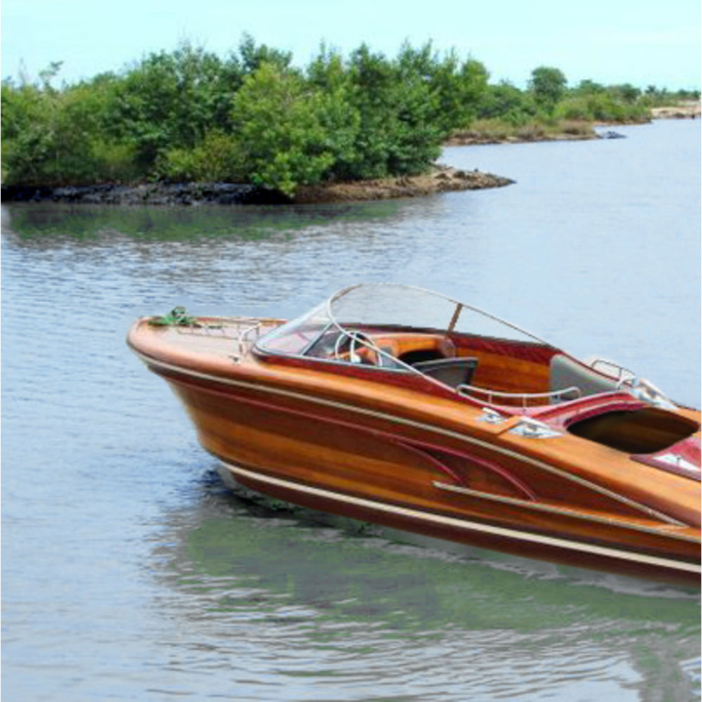 Speedboat V6 inspired by Rivarama Runabout