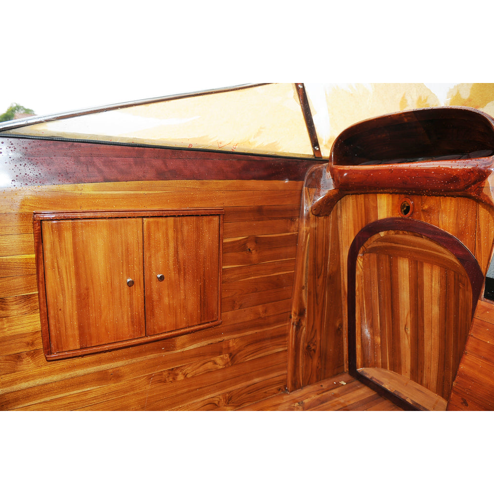 Speedboat V6 inspired by Rivarama Runabout