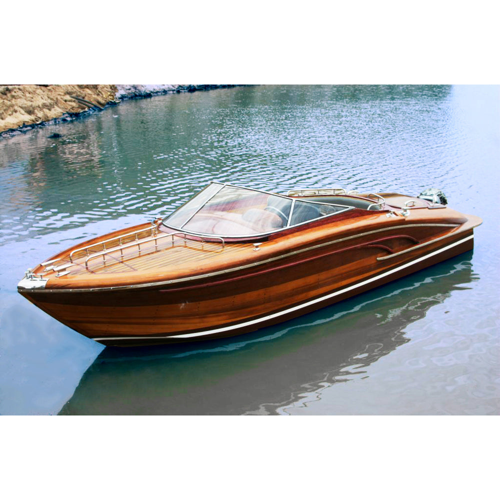 Speedboat V6 inspired by Rivarama Runabout