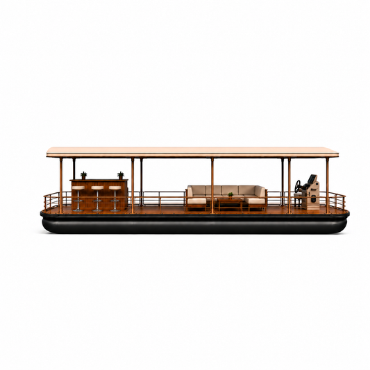 23ft Luxury Floating Lounge Pontoon