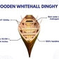 Wooden Whitehall Dinghy 17