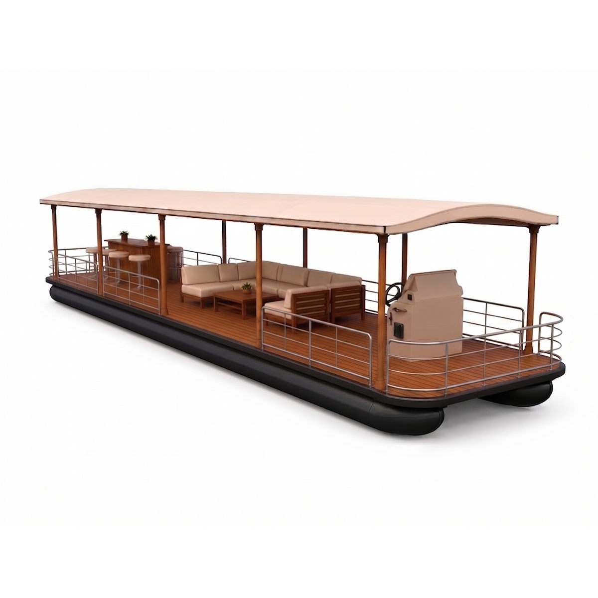 23ft Luxury Floating Lounge Pontoon