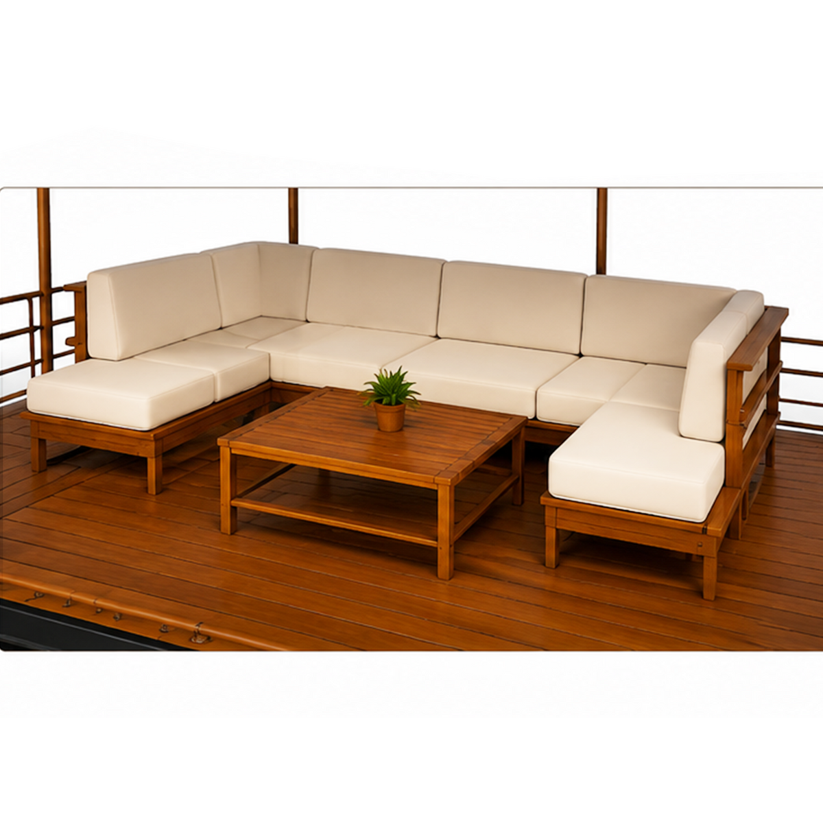 23ft Luxury Floating Lounge Pontoon