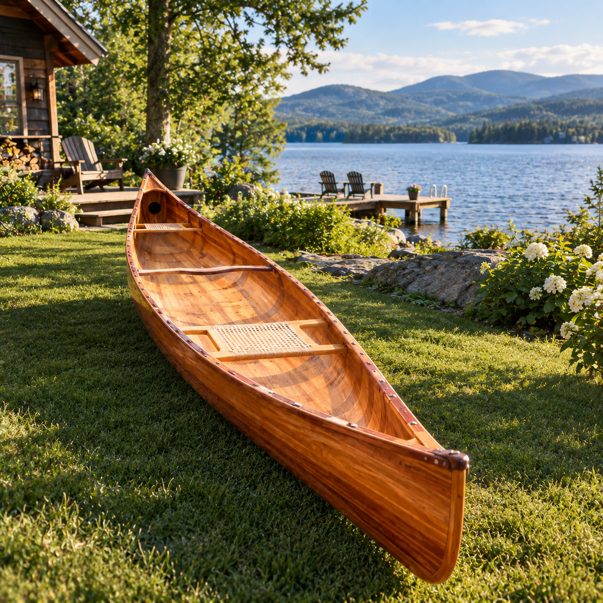 Wooden Canoe 18 ft
