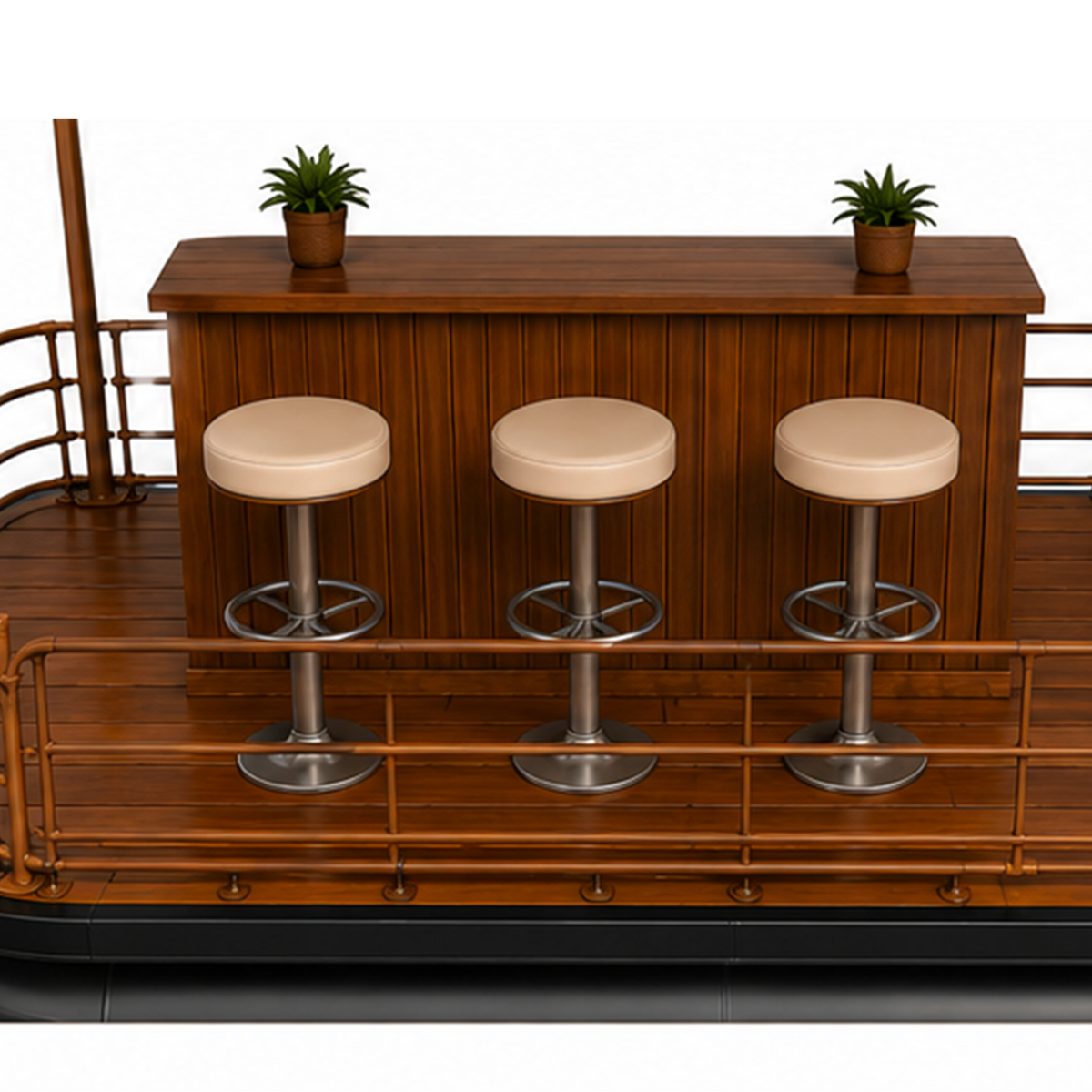 23ft Luxury Floating Lounge Pontoon