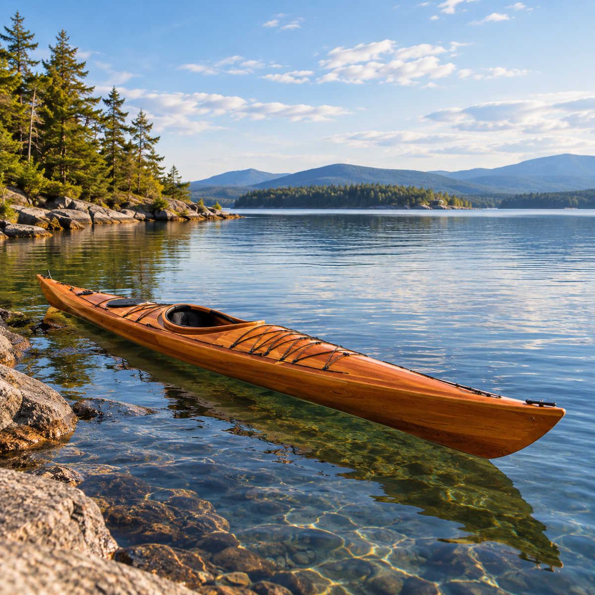 Wooden Kayak 17  - 1 person