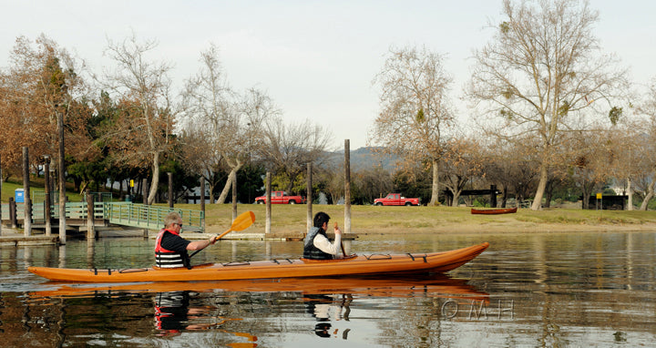 Tandem Wooden Kayak 19 ft
