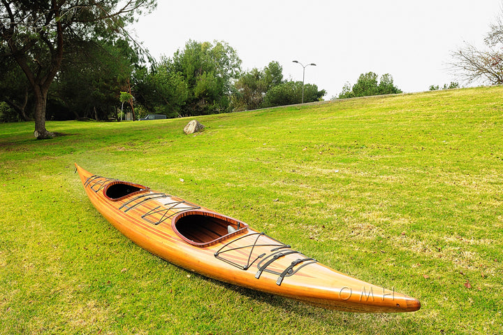 Tandem Wooden Kayak 19 ft