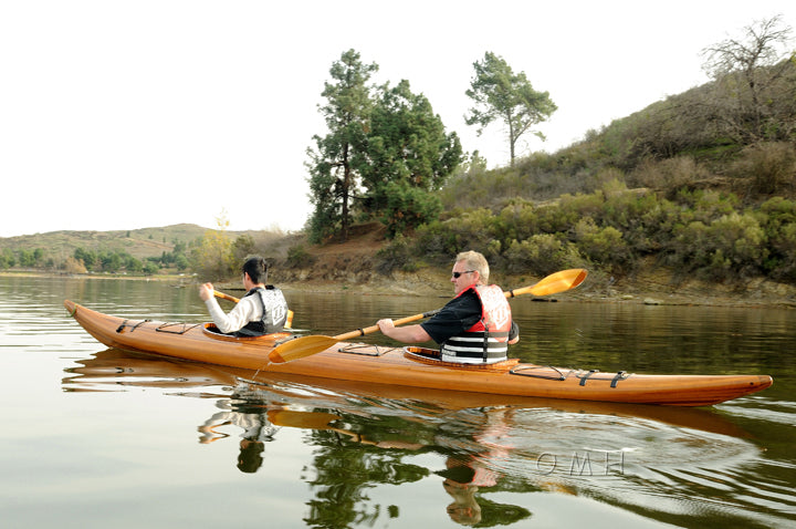 Tandem Wooden Kayak 19 ft