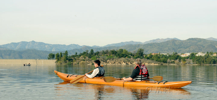 Tandem Wooden Kayak 19 ft