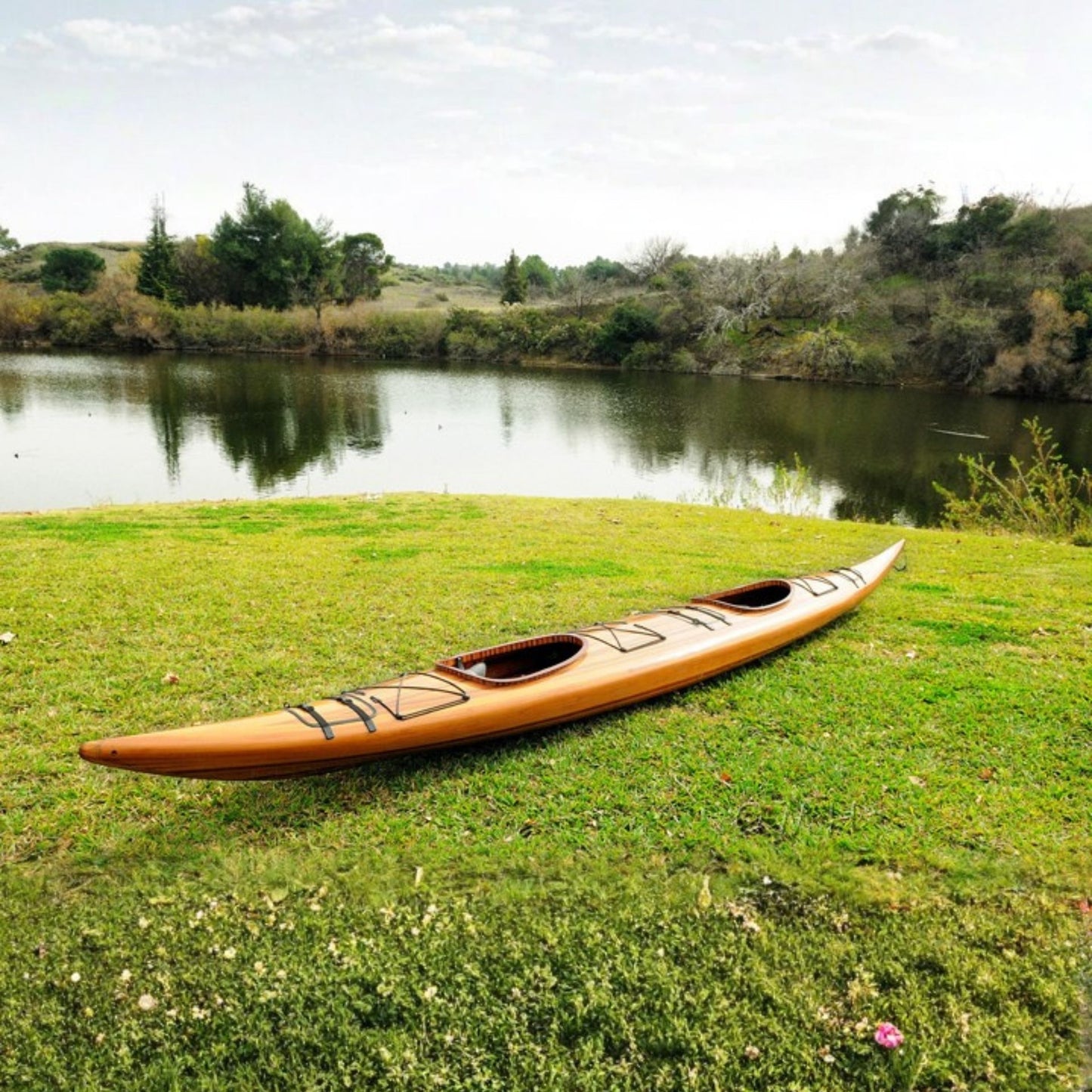 Tandem Wooden Kayak 19 ft