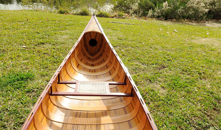 Wooden Canoe with Ribs 18 ft