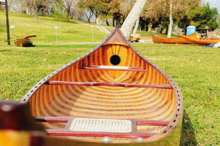 Wooden Canoe with Ribs 18 ft