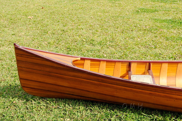 Wooden Canoe with Ribs 18 ft