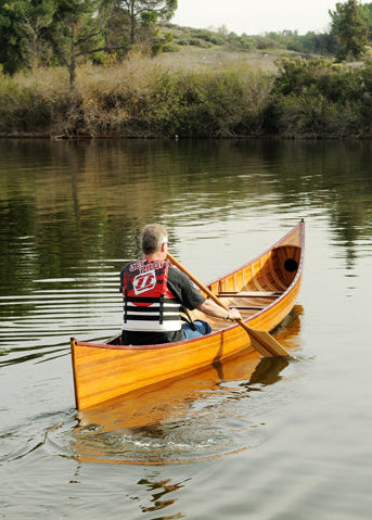 Wooden Canoe with Ribs 18 ft