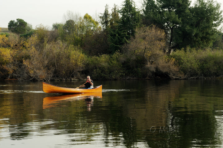 Wooden Canoe with Ribs 18 ft