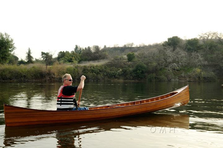Wooden Canoe with Ribs 18 ft