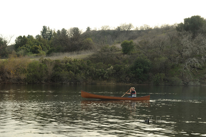 Wooden Canoe with Ribs 18 ft