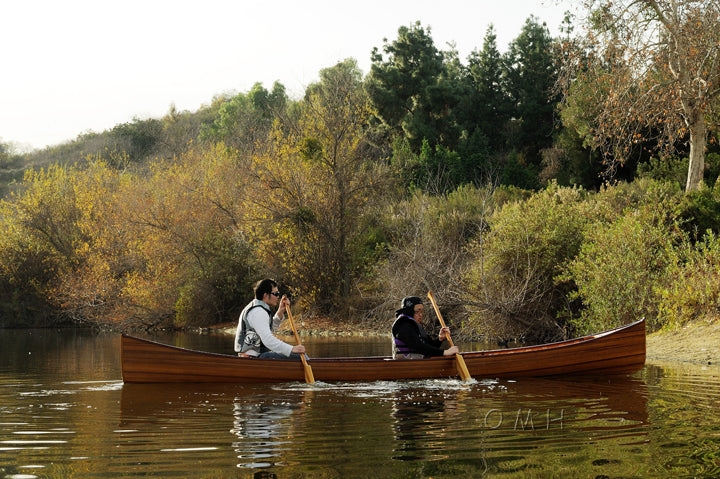 Wooden Canoe with Ribs 18 ft