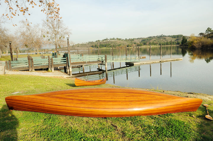 Wooden Canoe with Ribs 18 ft