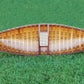 Red Wooden Canoe 10ft With Ribs Curved Bow