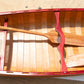 Wooden Canoe with Ribs 16 Mahogany
