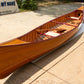 Wooden Canoe with Ribs 16 Mahogany