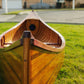 Wooden Canoe With Ribs Curved bow 10 ft Display-Only
