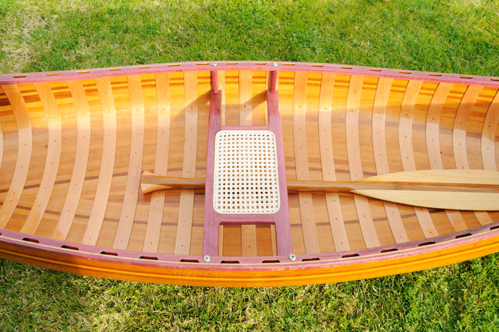 Wooden Canoe With Ribs Curved bow 10 ft Display-Only