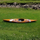 Wooden Kayak with White & Purple Ribbon 15 ft