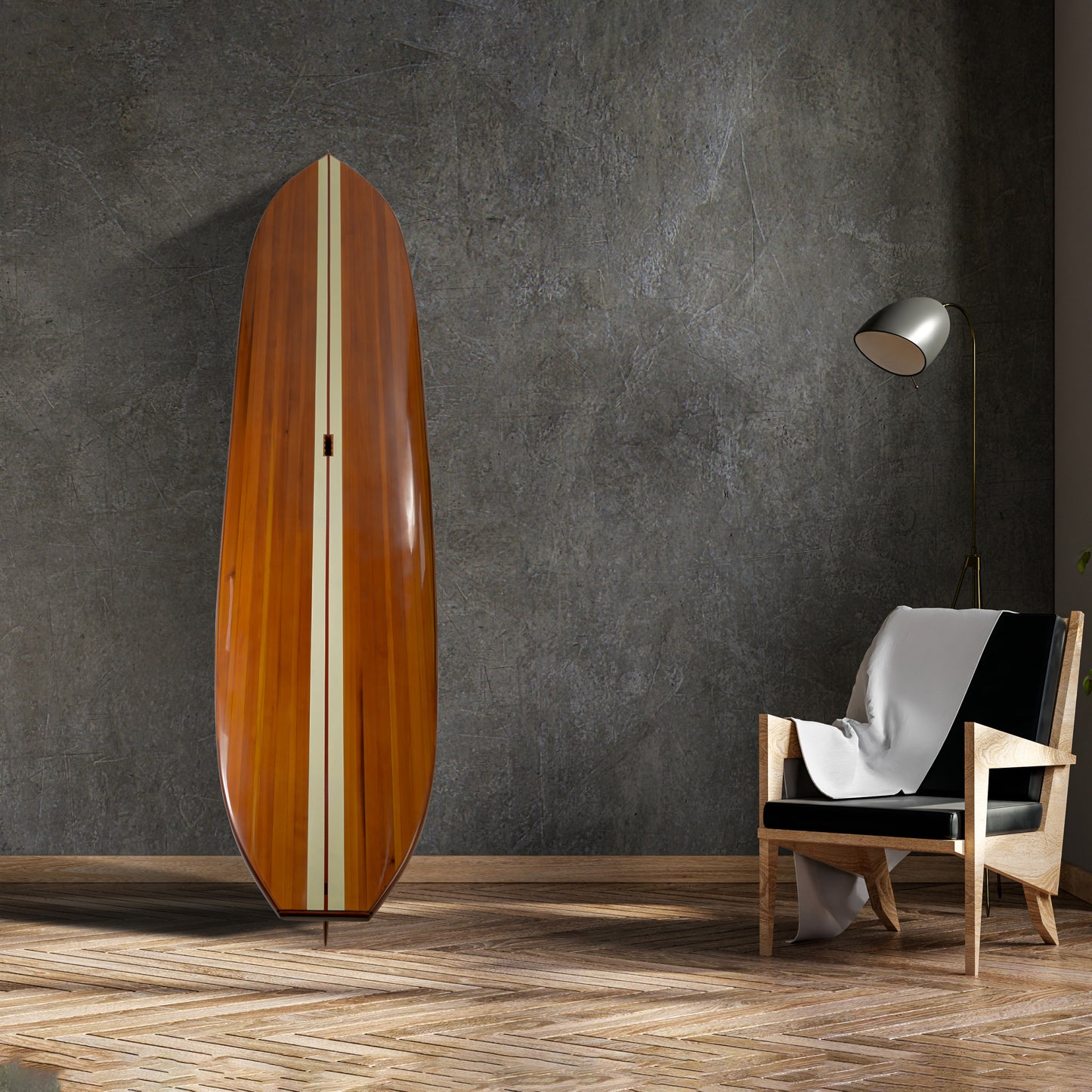 Paddle Board in Red Wood Grain 11ft with 1 fin