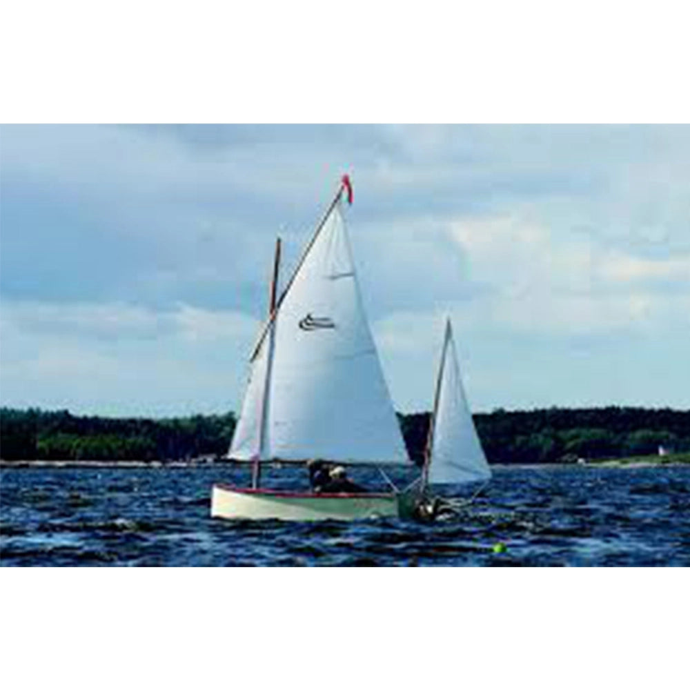 Goat Island Skiff Sailing Dinghy 15.5 Ft Custom Built Wooden Boat