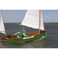 Goat Island Skiff Sailing Dinghy 15.5 Ft Custom Built Wooden Boat