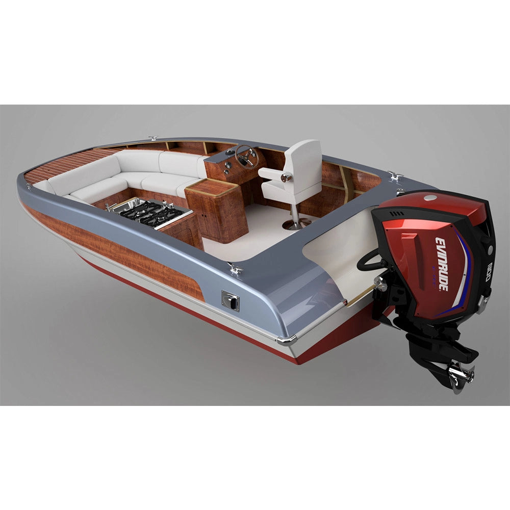 Gen L Party Boat Outboard 20ft Custom Built Wooden Boat