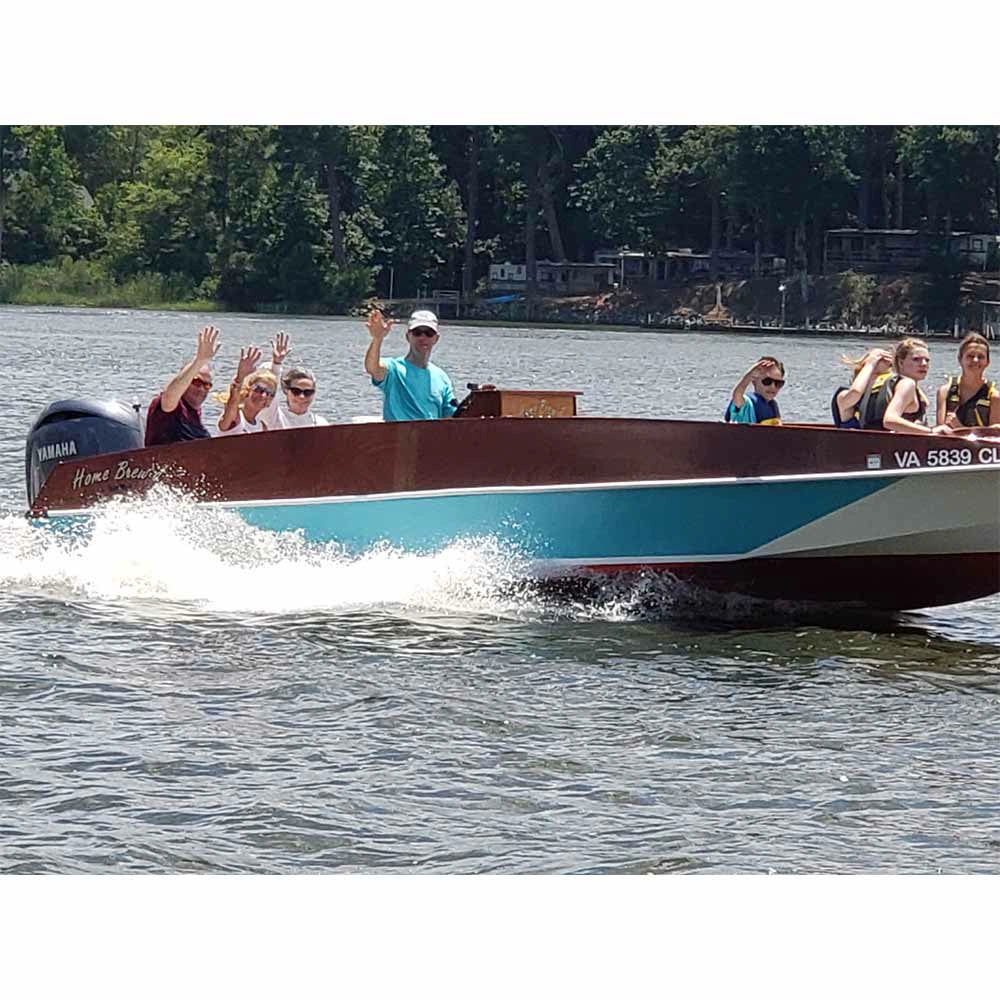 Gen L Party Boat Outboard 20ft Custom Built Wooden Boat