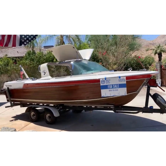 Sabre Gull Wing Hardtop 18ft Custom Built Wooden Boat (1966)