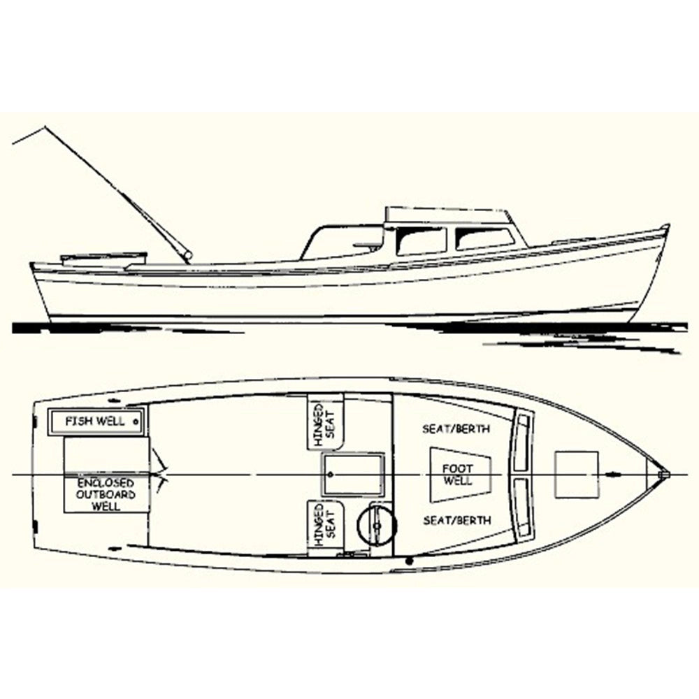22ft "NINIGRET" Atkin-Inspired Wooden Boat | Custom Build Consultation Deposit