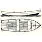 Atkin Wideawake Boat 16ft Custom Built Wooden Boat