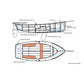 Beg-Meil 14ft Custom Built Wooden Boat