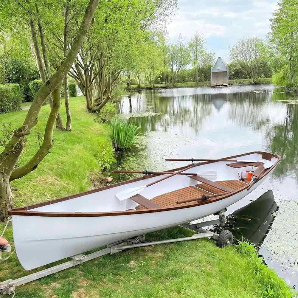 17ft Composite Whitehall Dinghy | Teak Accents & Classic Design