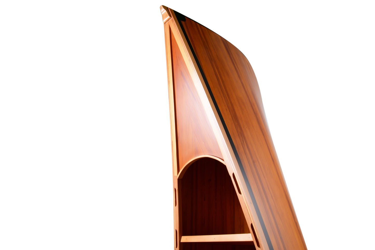 Canoe Book Shelf Antique 7ft