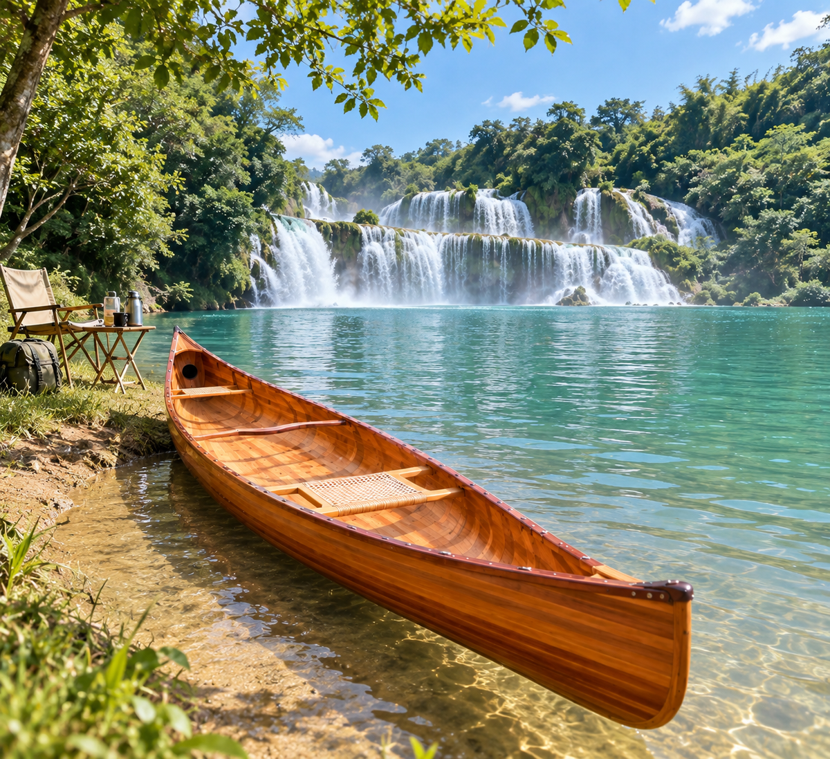 Wooden Canoe