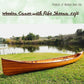 Wooden Canoe with Ribs Skeena 16 | Cedar strip canoe for sale