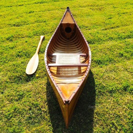 Wooden Canoe With Ribs 6 ft Display-Only