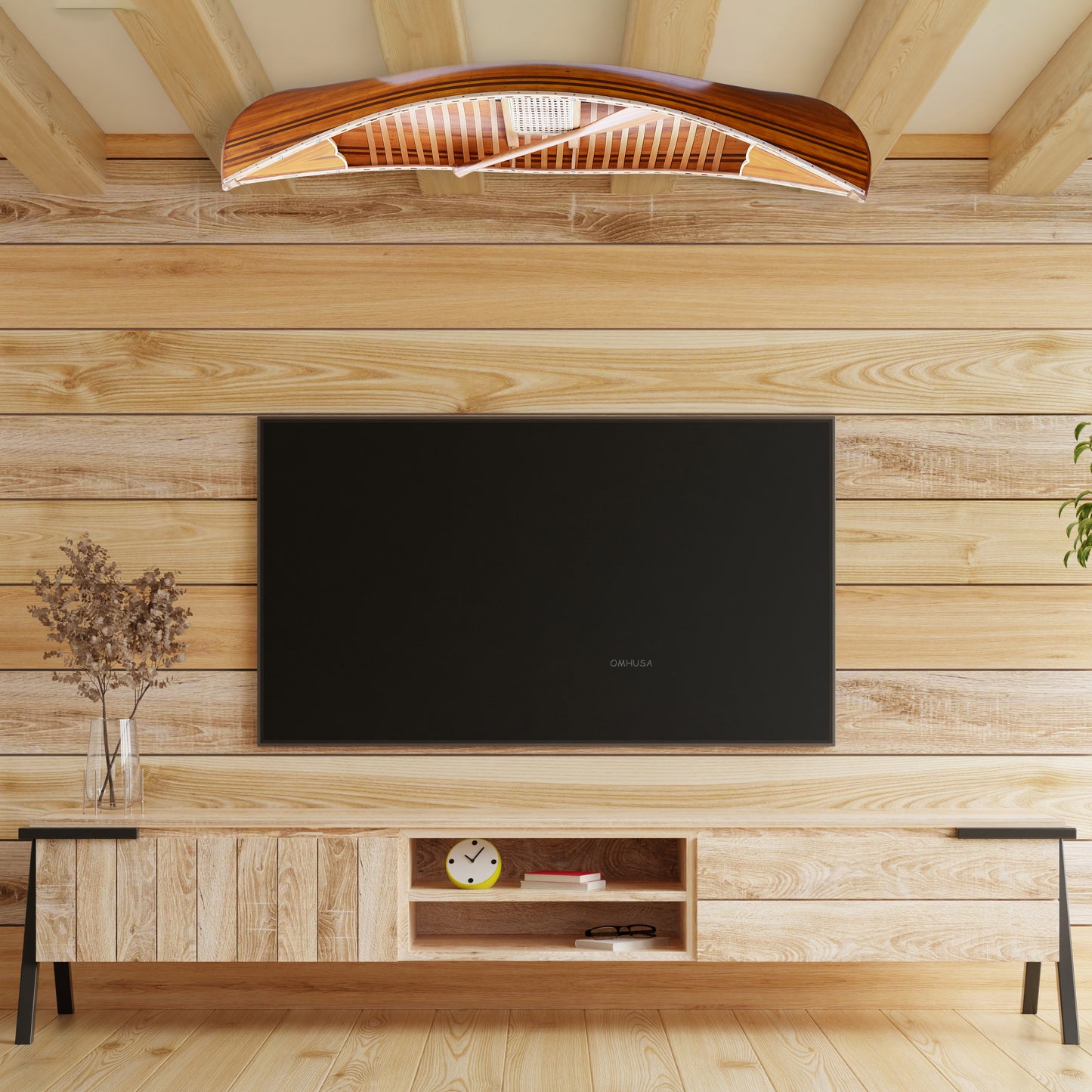 Display Canoe with Ribs Matte 6