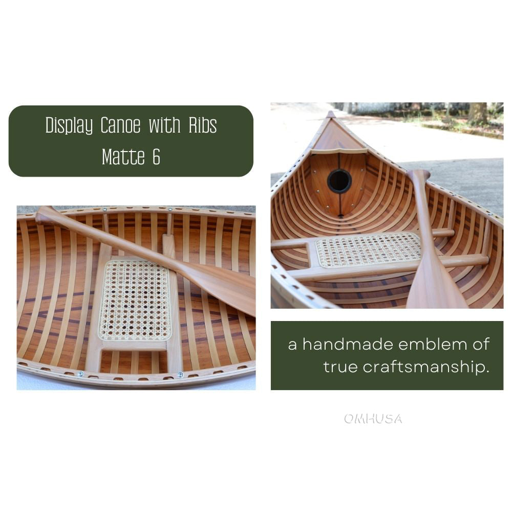 Display Canoe with Ribs Matte 6